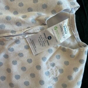 Halo SleepSack with Gray Dots